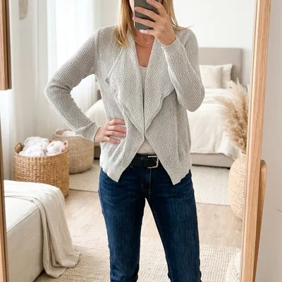 Gilet zadig et voltaire ajouré argent taille S